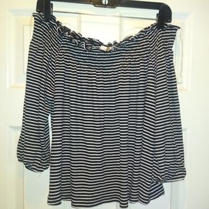 Heart and Hips M Black and White Blouse